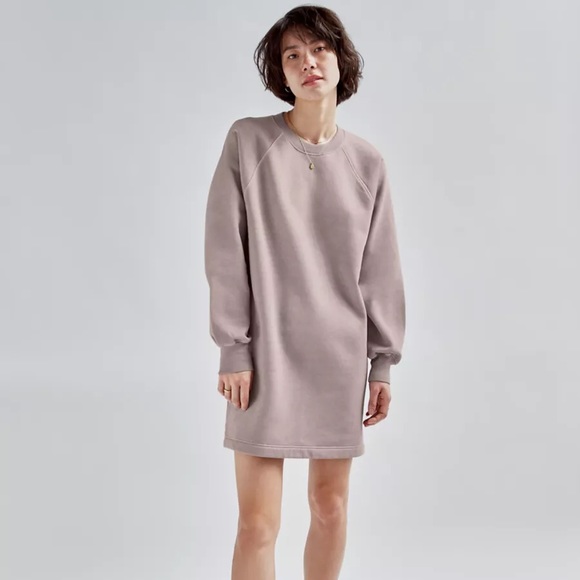 Aritzia Wilfred Free Fleece Sweater Dress - Picture 4 of 10